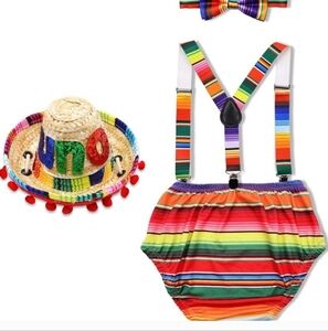 Uno baby Fiesta smash cake outfit